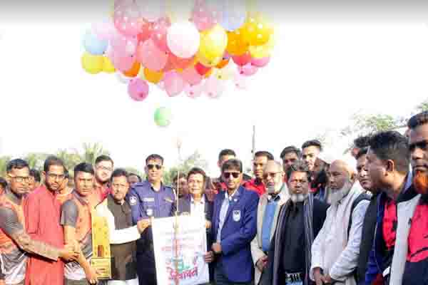 বিশ্বনাথে লক্ষ টাকার ফুটবল টূর্ণামেন্টের ৪র্থ আসরের উদ্বোধন