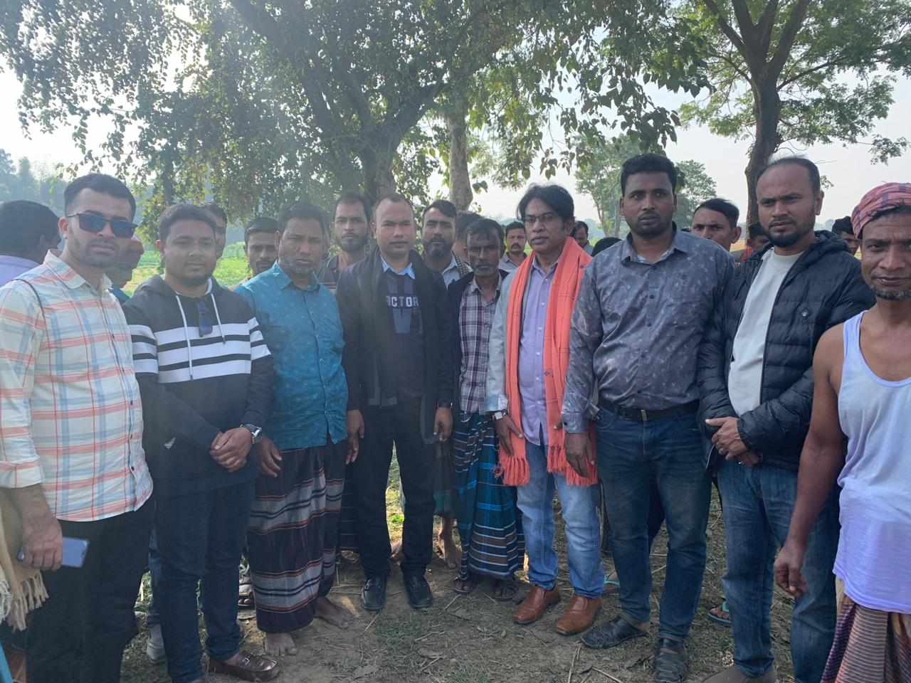 দোয়ারাবাজারে পানি উন্নয়ন বোর্ডের বেরী বাঁধের কাজ উদ্বোধ