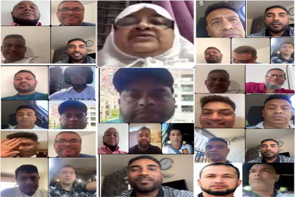 তাহসিনা রুশদির লুনার সাথে ভার্চুয়ালী সভায় যুক্তরাজ্য যুবদলের ওসমানীনগরের নেতৃবৃন্দ