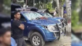 ভাঙ্গা উপজেলা-থানায় হামলা, ভাঙচুর-আগুন