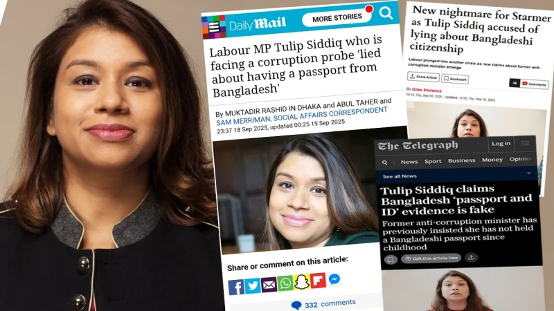 টিউলিপের ‘মিথ্যাচার’ নিয়ে ব্রিটিশ গণমাধ্যমে তোলপাড়