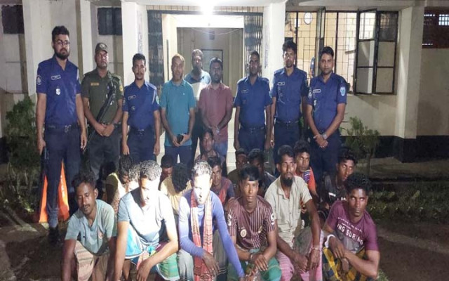 তাহিরপুরে অবৈধভাবে বালু উত্তোলন : ১৬ জনকে কারাদণ্ড