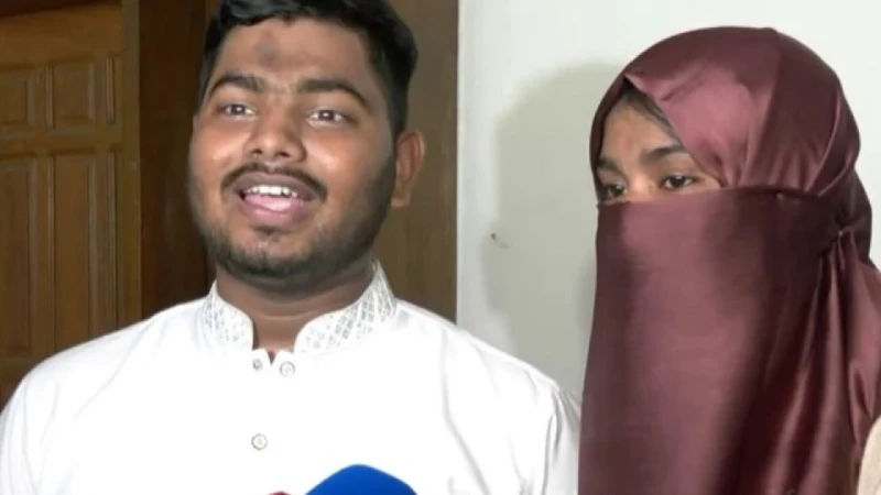 ডাকসু নির্বাচনে জয়ী প্রথম দম্পতি রায়হান-সালমা