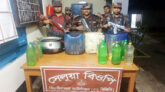 জুড়ীতে ৫০ লিটার চোলাই মদ জব্দ করে বিজিবি