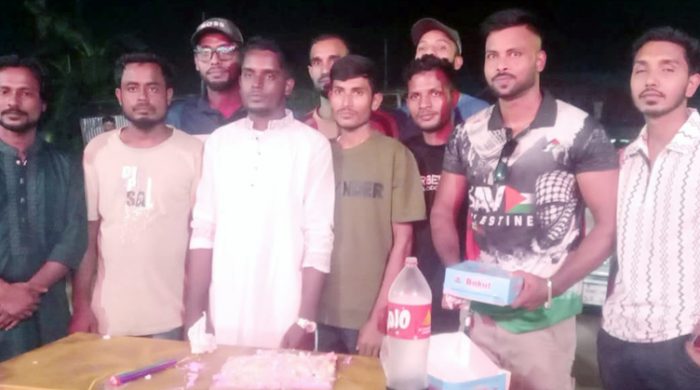আউশকান্দি ইউনিয়ন স্বেচ্ছাসেবক দলের সাধারণ সস্পাদক পদপ্রার্থী মোঃ আরিফুল হকের জন্মবার্ষিকী পালন