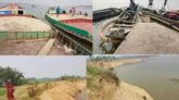 সুনামগঞ্জের ধোপাজান নদীতে রাতের আঁধারে বালু হরিলুট