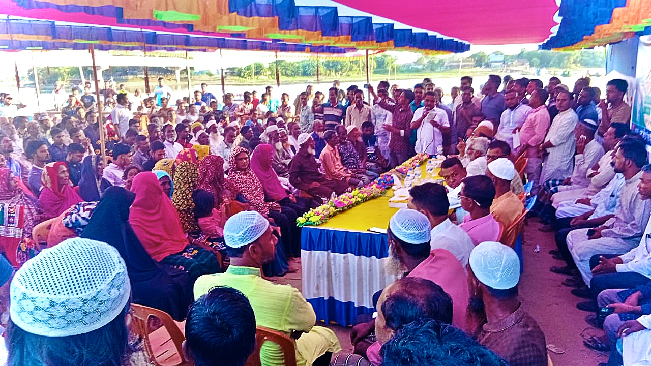 উত্তর শ্রীপুর ইউনিয়নের ৪ নম্বর ওয়ার্ডে ধানের শীষের সমর্থনে সভা,,,,