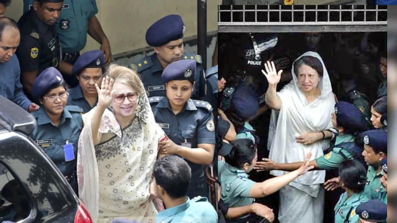 রাজনৈতিক জীবনে খালেদা জিয়া কারারুদ্ধ হন ৫ বার
