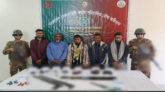 সিলেটে অস্ত্রসহ গ্রেপ্তার-৫