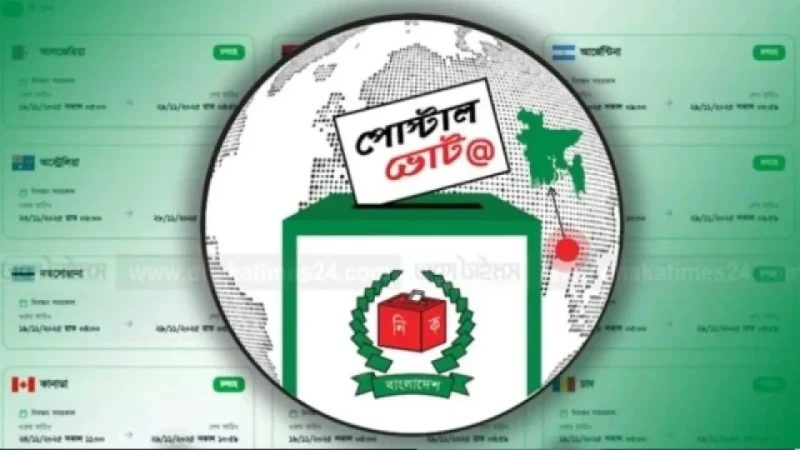 শেষ দিন আজ পোস্টাল ভোটে নিবন্ধন ছাড়াল ১৪ লাখ