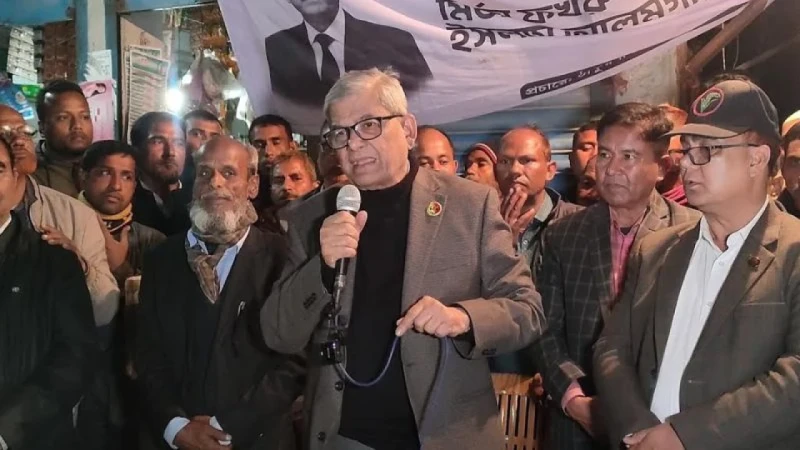জামায়াতের কাছে বাংলাদেশ নিরাপদ নয়: মির্জা ফখরুল