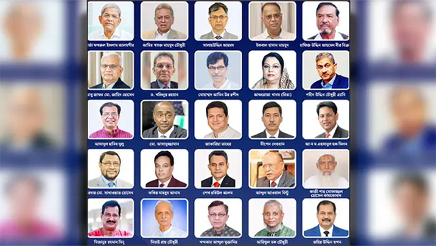 বর্ণাঢ্য আয়োজনে বিএনপি সরকারের ২৫ মন্ত্রীর শপথ