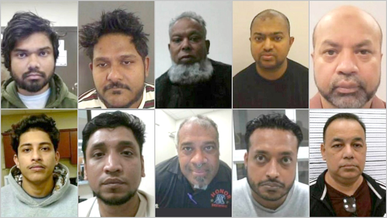 যুক্তরাষ্ট্রে ‘গুরুতর অপরাধে’ গ্রেপ্তার ১০ বাংলাদেশির ছবিসহ পরিচয় প্রকাশ