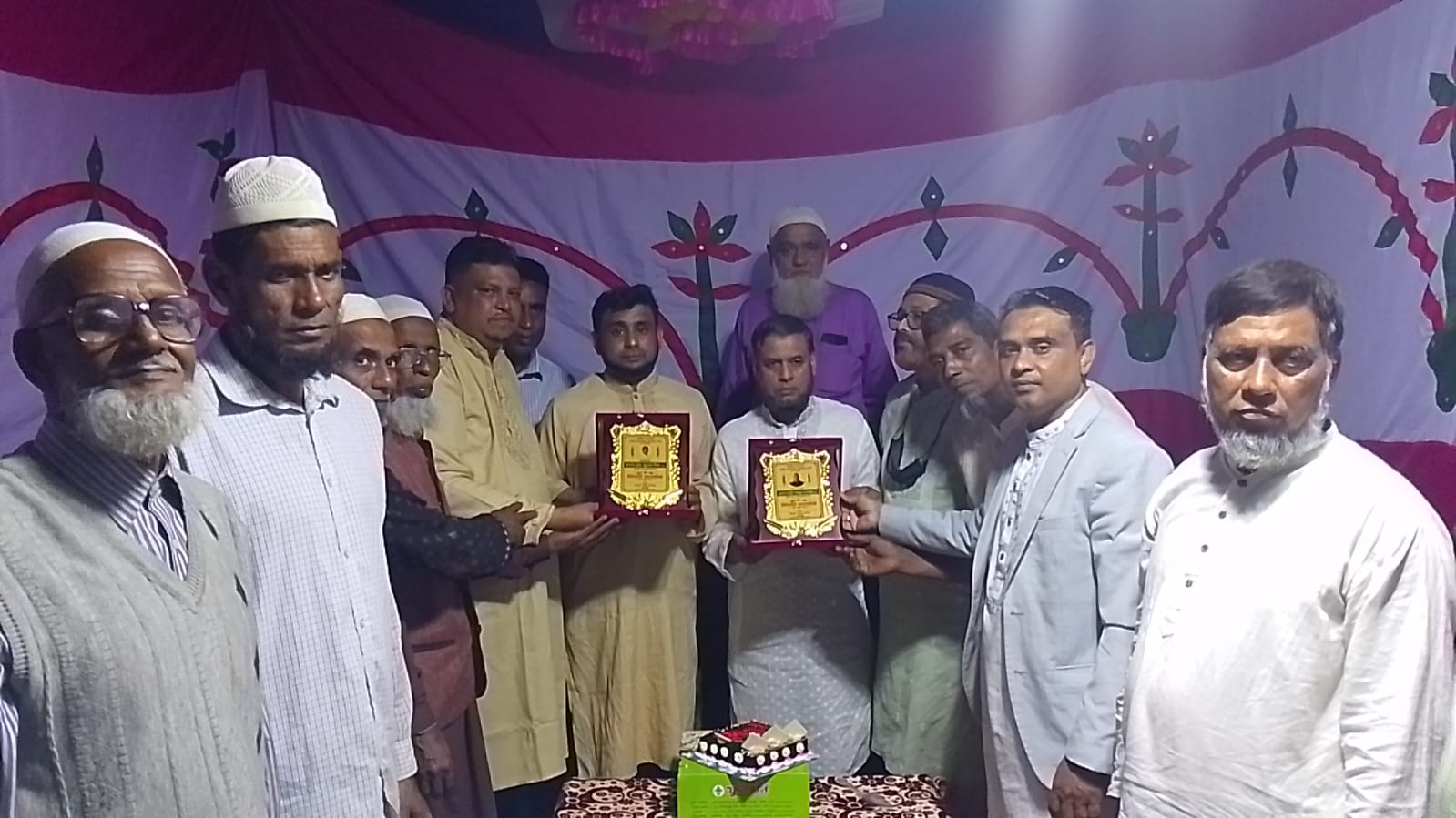 প্রবাস গমন উপলক্ষে ওসমানীনগরে ৩ প্রবাসীকে বিদায়ী সংবর্ধনা