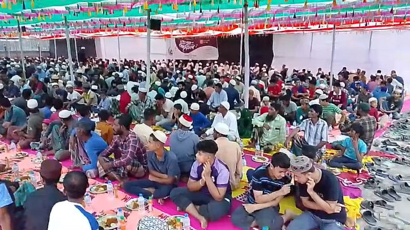 ওসমানীনগরে শরিষপুর যুবসমাজের উদ্যোগে ইফতার মাহফিল
