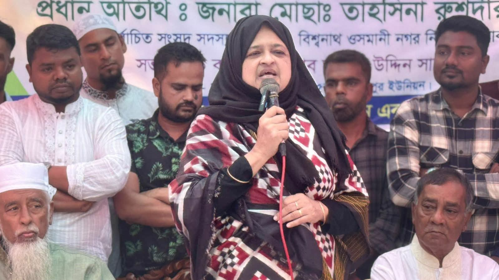 বিশ্বনাথ-ওসমানীনগরের উন্নয়ন তৎপরতায় সক্রিয় অবস্থানে এম.পি তাহসিনা রুশদীর লুনা 