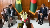স্পিকারের সঙ্গে বিদায়ী ভারতীয় হাইকমিশনারের সাক্ষাৎ