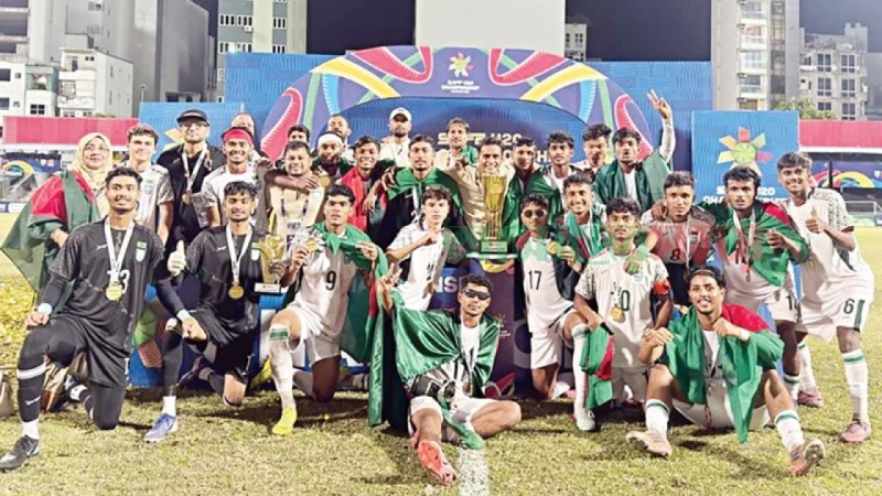 সাফ চ্যাম্পিয়ন সুলিভানদের ছাদখোলা বাসে হাতিরঝিলে সংবর্ধনা দেবে বাফুফে