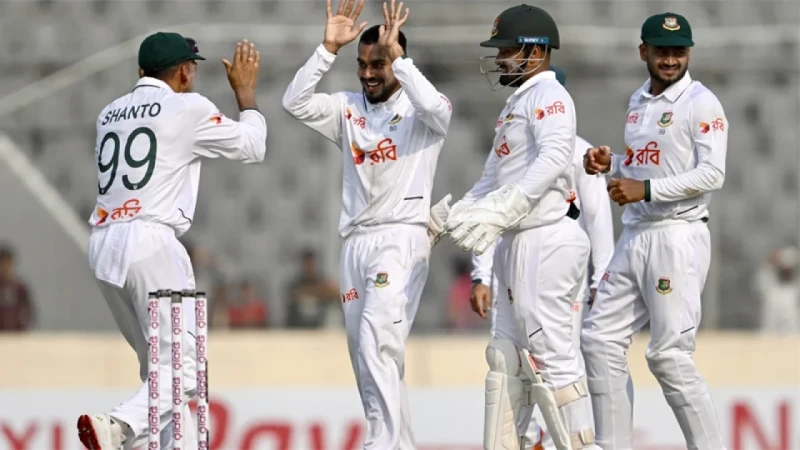 প্রথম টেস্টের দ্বিতীয় দিন শেষে বাংলাদেশের ভালো সংগ্রহের পর পাকিস্তানের দৃঢ়তা