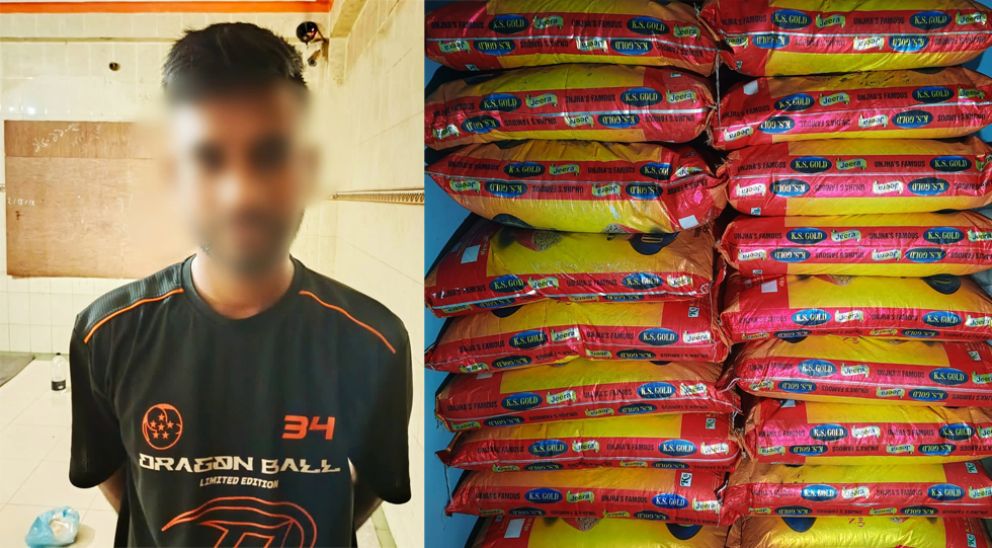সিলেটে বালুুর নীচে জিরার চালান, যুবক গ্রেফতার