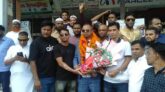 স্বদেশে ফিরেই উষ্ণ গণসংবর্ধনায় সিক্ত ফ্রান্স প্রবাসী যুবদল নেতা