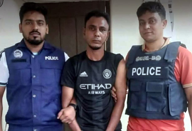 নবীগঞ্জে অস্ত্রসহ ১ ছিনতাইকারী আটক-