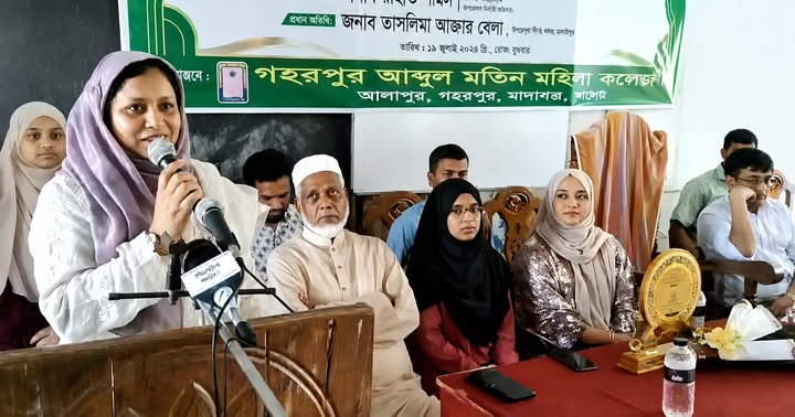 নারী শিক্ষার বিকল্প নেই, শিক্ষিত নারীই গড়বে আগামীর বাংলাদেশ: ড. চৌধুরী ফারহানা ঝুমা