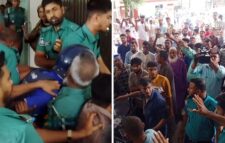 সিলেটে আদালত চত্বরে ফাহিমা হত্যার আ*সা*মির ওপর হা/ম/লা