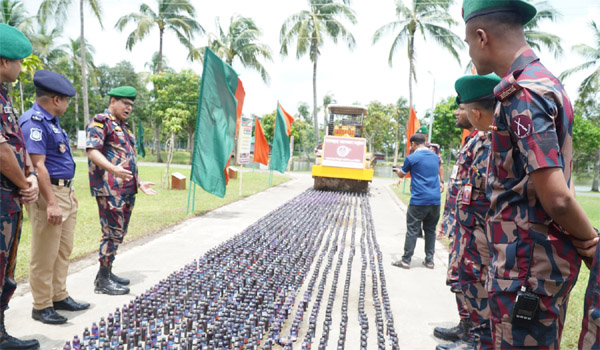 মাদক চোরাচালান প্রতিরোধে অভিযান,সীমান্ত এলাকায় ৪১ জন আটক