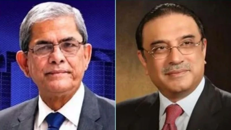 রাষ্ট্রপতি মির্জা ফখরুলকে জারদারির অভিনন্দন, পাকিস্তান সফরের আমন্ত্রণ