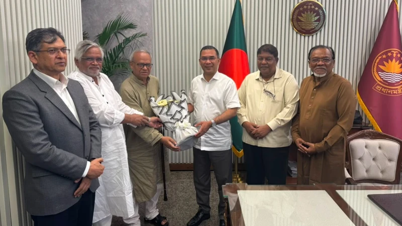 তারেক রহমানের সঙ্গে সাক্ষাৎ করলেন বিএনপির স্থায়ী কমিটির নবনিযুক্ত ৪ সদস্য