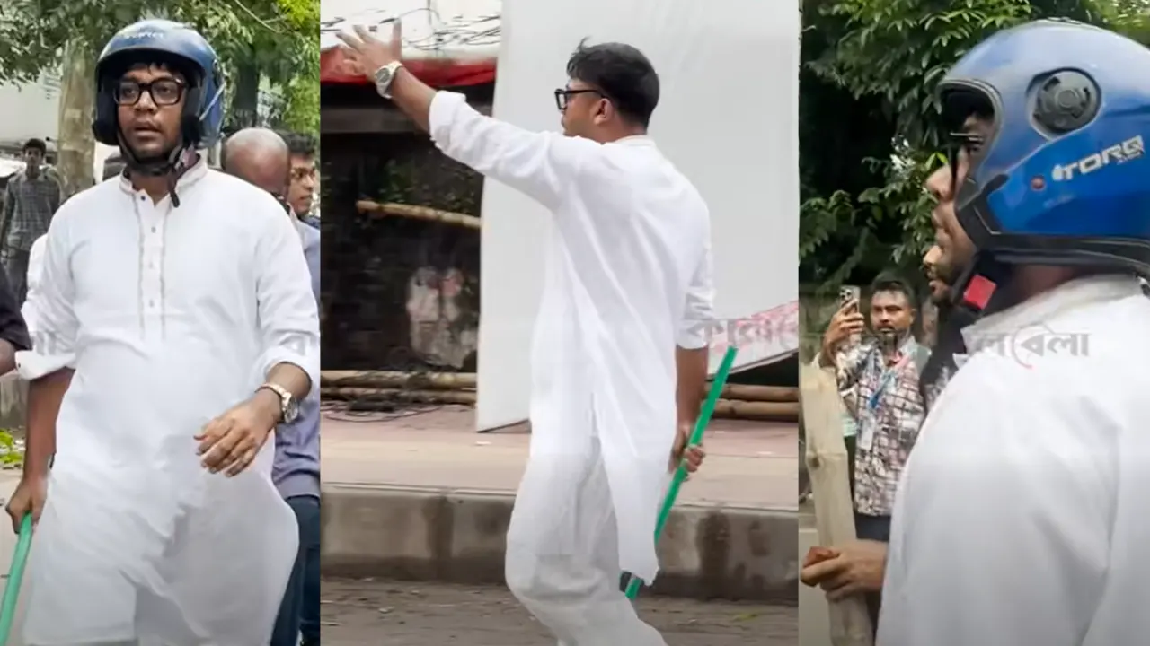 ছাত্রদলকে ‘রক্ষায়’ মাঠে নামলেন যুবদল নেতা নয়ন