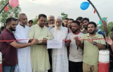 ওসমানীনগরে রাস্তার উদ্বোধন করলেন ইলিয়াসপুত্র ব্যারিস্টার আবরার ইলিয়াস অর্নব