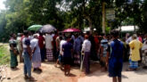 জগন্নাথপুরে রাস্তার কাজ তদন্তকালে হট্টগোল মারামারি