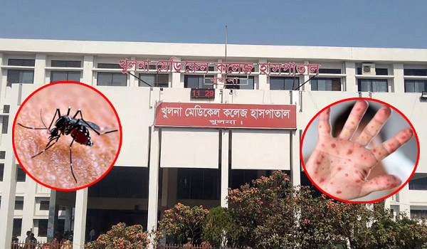 খুলনায় ডেঙ্গু-হামের ভয়াবহ থাবা ২৪ ঘণ্টায় ডেঙ্গুতে ২ ও হামে ১ জনের মৃত্যু,নতুন ১৭৮ রোগী