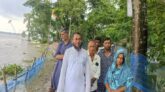 মোরেলগঞ্জে পানগুছি নদীর ভাঙনে হুমকির মুখে জনবসতি ও গুরুত্বপূর্ণ সড়ক