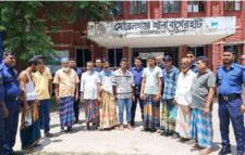 মোরেলগঞ্জে পুলিশের বিশেষ অভিযানে গ্রেপ্তার ১০