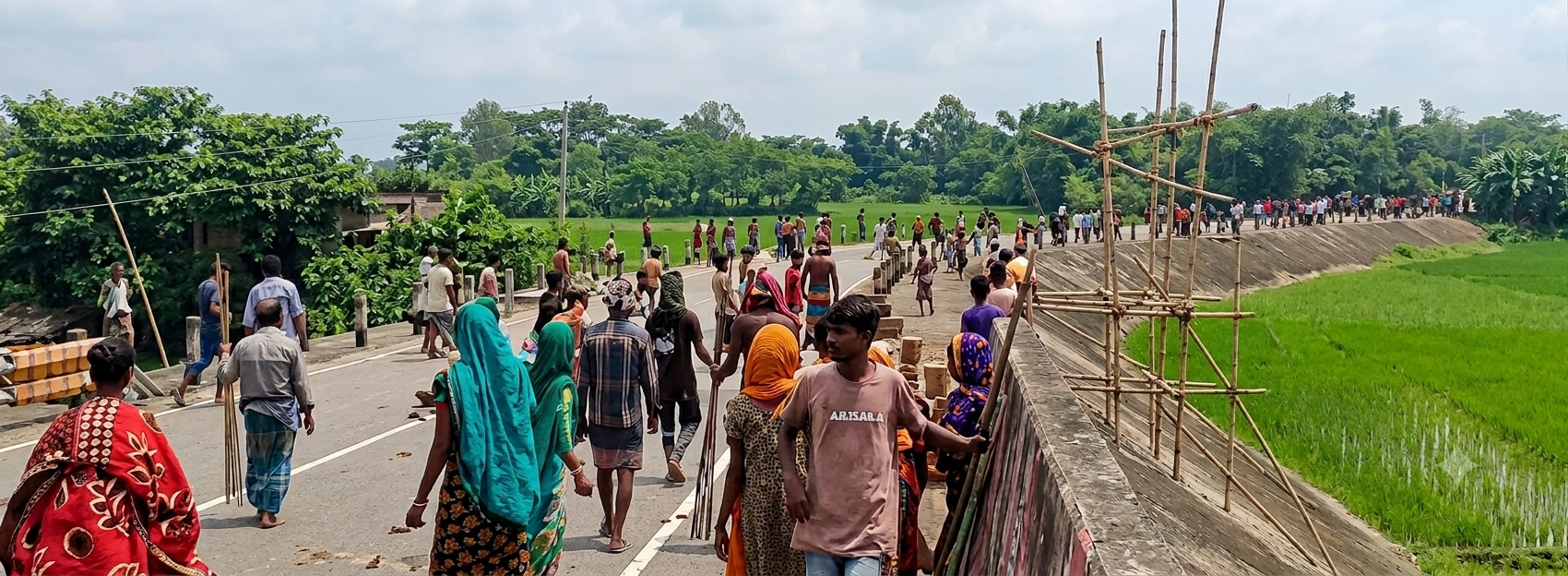 দোয়ারাবাজারে দু’পক্ষের সংঘর্ষ, আহত ২২
