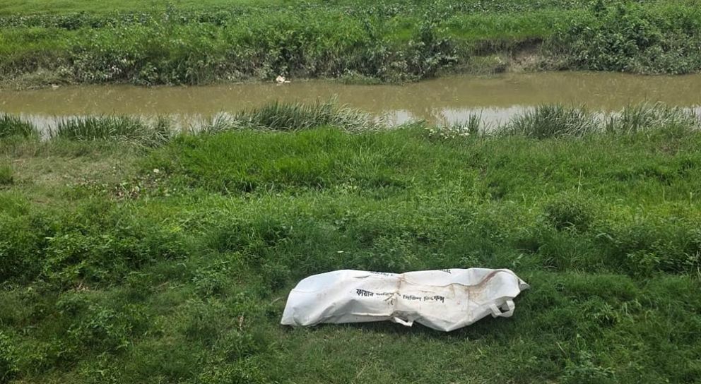 বড়লেখায় খাল থেকে উ/দ্ধা/র নবজাতকের লা শ