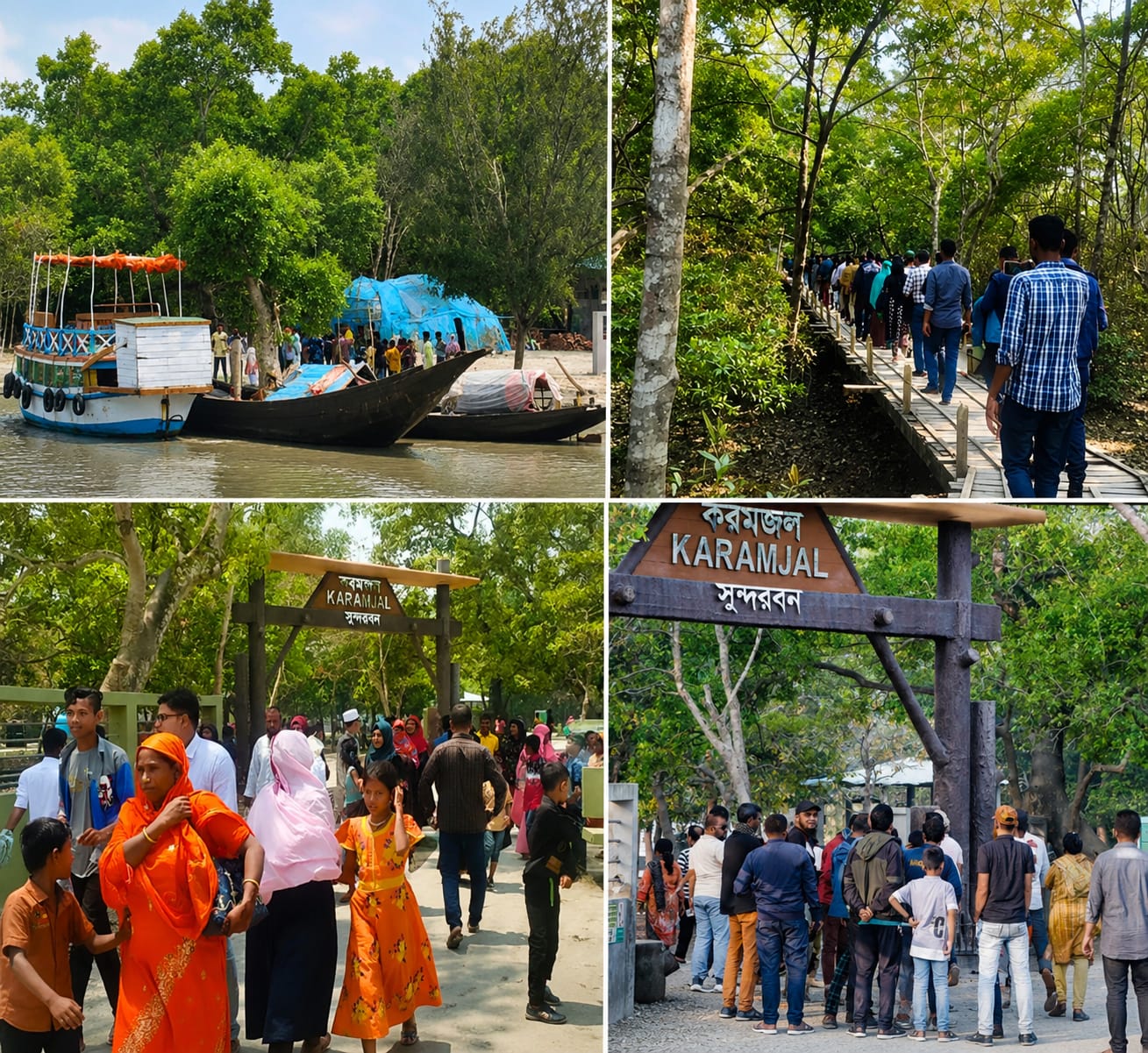 সুন্দরবনে তিন মাস পর পর্যটকের ঢল,প্রকৃতির টানে ছুটছেন দেশ-বিদেশের ভ্রমণপিপাসুরা