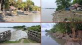 মোংলা-ঘোষিয়াখালী আন্তর্জাতিক নৌ চ্যানেলে ভয়াবহ নদীভাঙন,টেকসই বেড়িবাঁধের দাবি